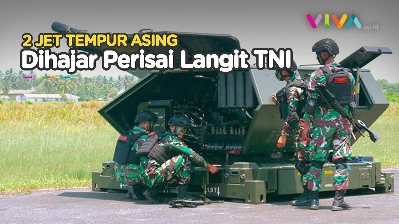 Pasukan Perisai TNI Serang 2 Jet Tempur Asing yang Terobos Natuna