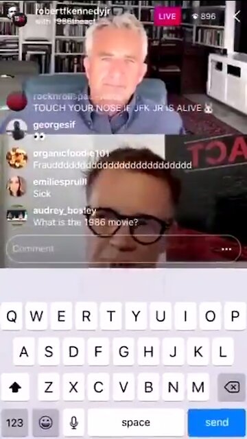 Touch your nose if JFK JR is alive