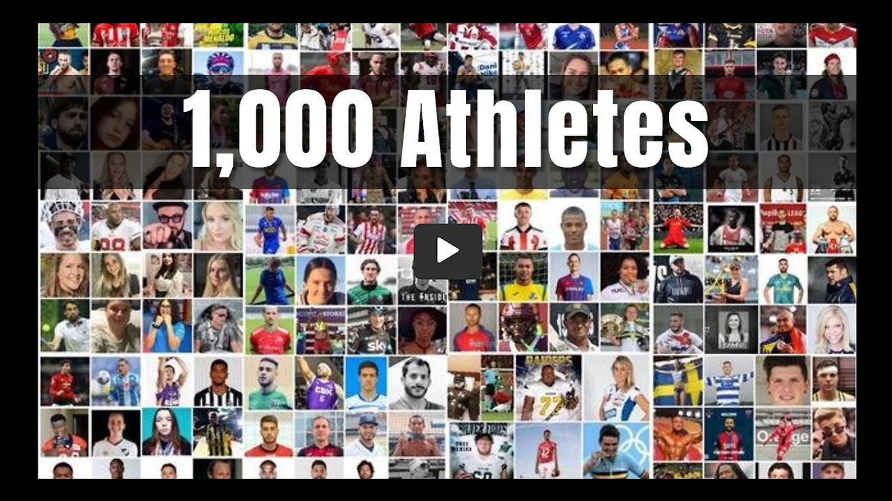 1,000 Athletes - Collapsing, Dying, Heart Problems, Blood Clots - March 2021 To June 2022