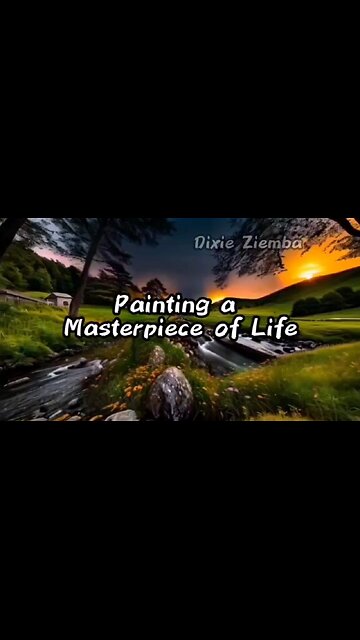 Creating a masterpiece of life, stroke by stroke 🎨