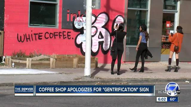 ink! Coffee shop vandalized a day after joking about gentrification in Five Points neighborhood