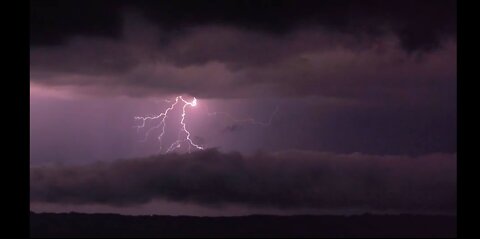 Thunderstorm in slow motion Slow Motion (1080p)