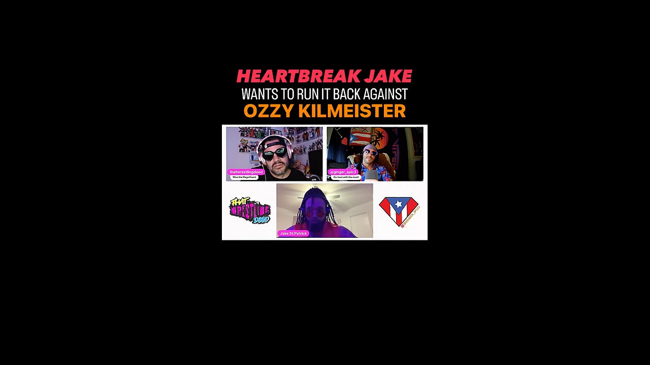 HEARTBREAK JAKE WANTS TO RUN IT BACK AGAINST OZZY KILMEISTER