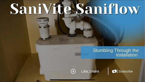 Sanivite Saniflow Undercabinet Drain Pump Installation