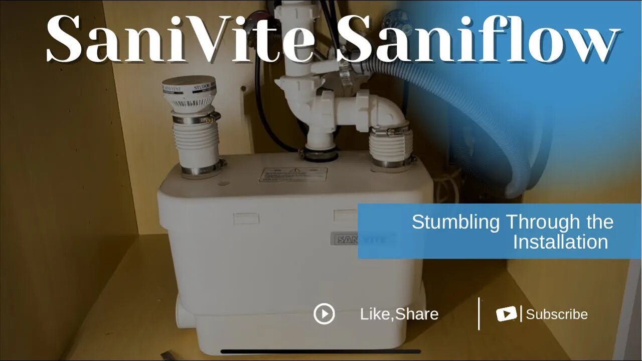 Sanivite Saniflow Undercabinet Drain Pump Installation