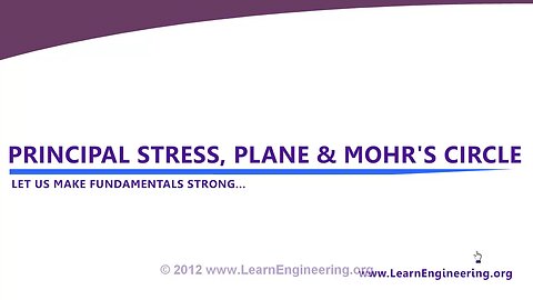 principal of stress, plane and mohr's circle follow us for more knowledgeable video❤️