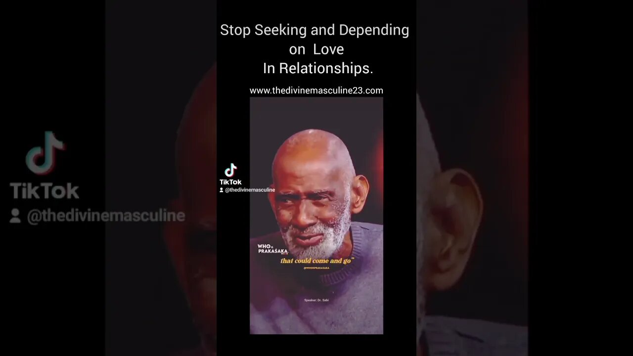 Stop depending on Your Relationships For Love. #relationship