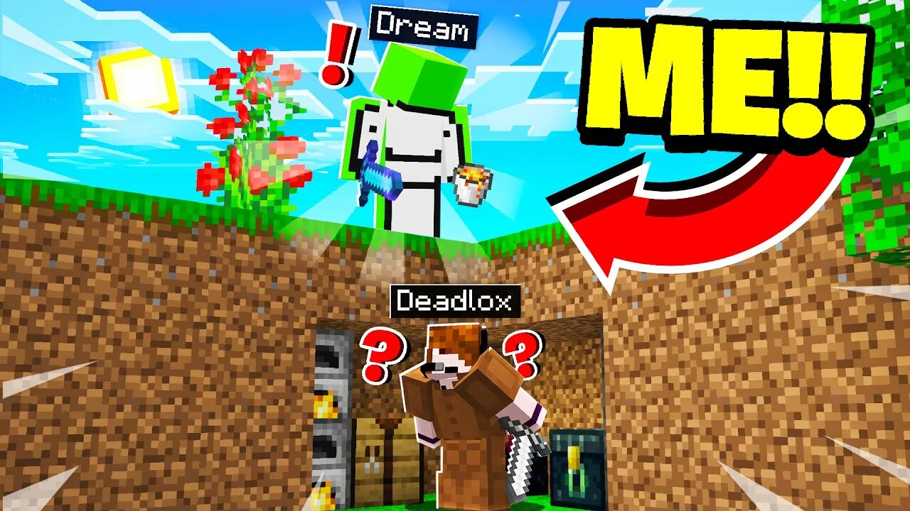 Minecraft Manhunt but I pretended to be DREAM