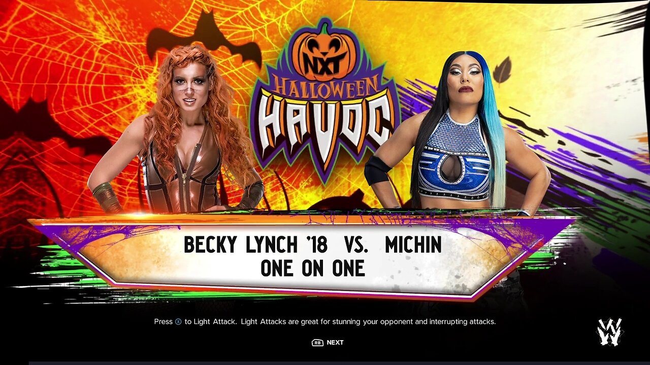 WWE 2k24 Becky Lynch vs Michin