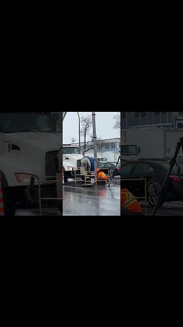 Jean Talon Busy Roadwork