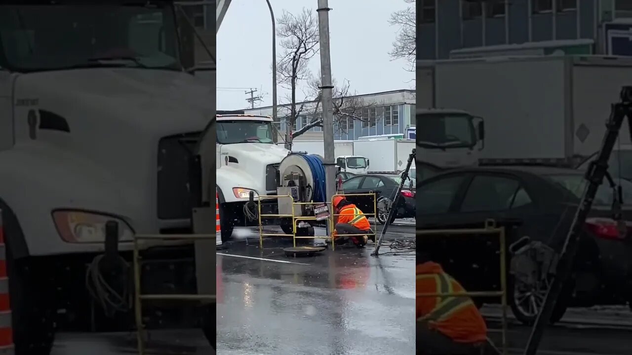 Jean Talon Busy Roadwork