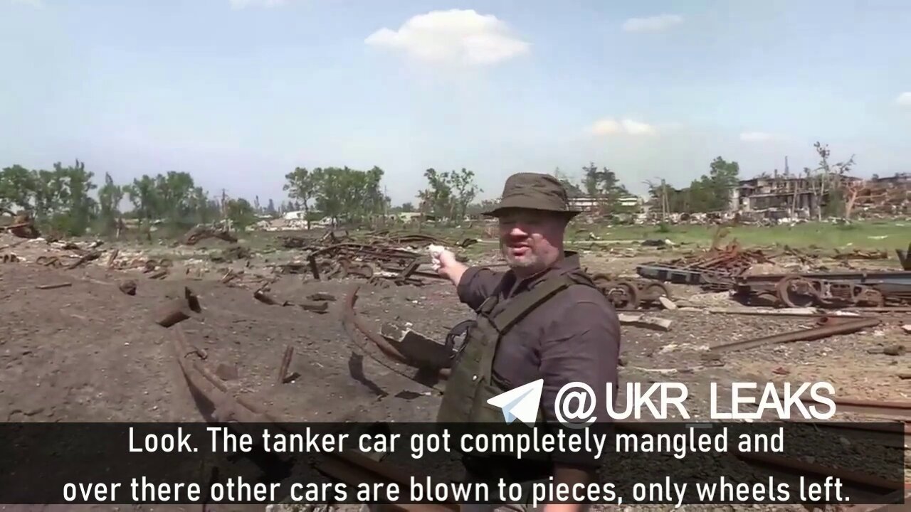 Result of the explosion of a tanker railcar with poisonous substances in Rubizhnoe in early April