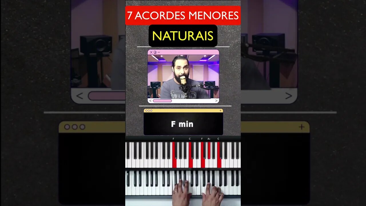 Acordes menores naturais - Parte 2