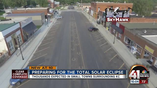 Small towns brace for huge crowds for eclipse
