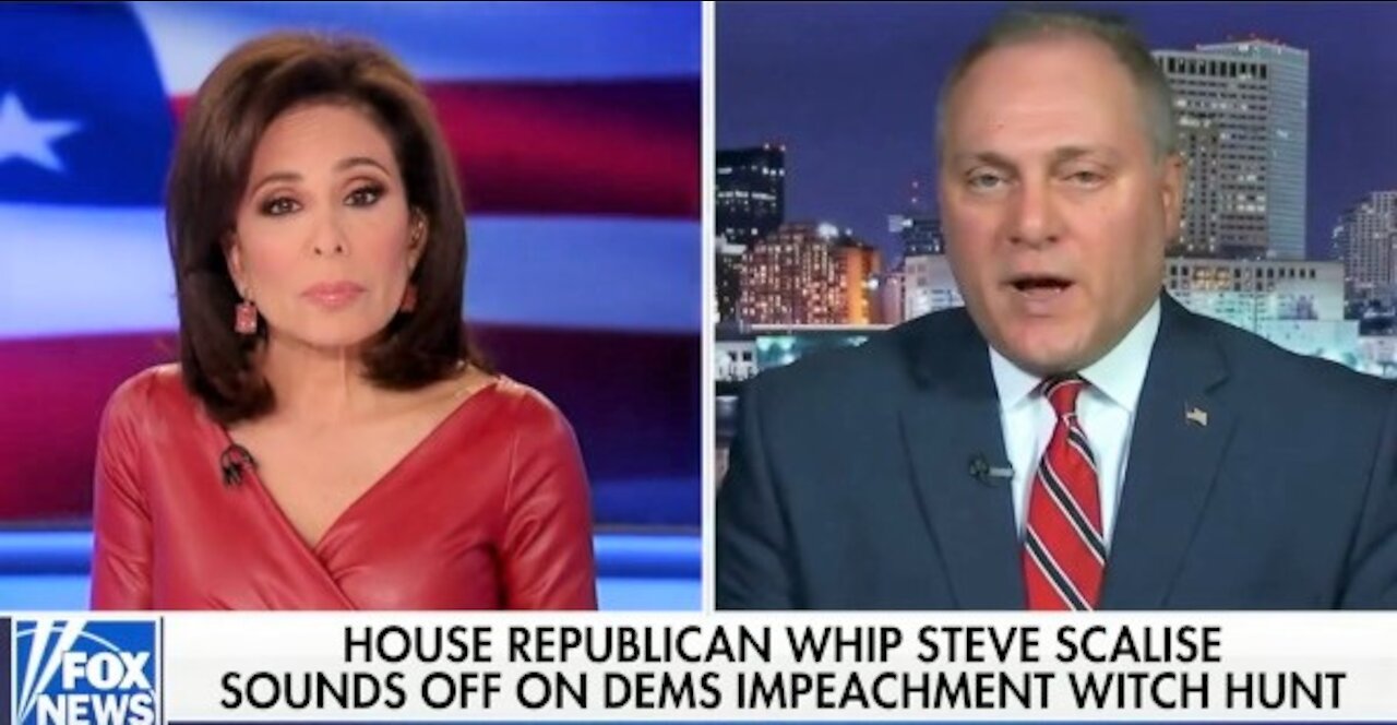 Judge Jeanine scolds Steve Scalise, says GOP not doing enough to defend Trump