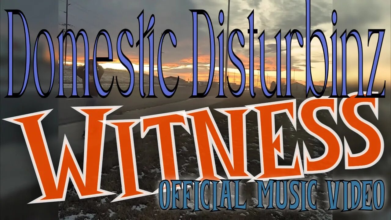 WITNESS ~ official music video ~ Domestic Disturbinz #3psoundz #drip