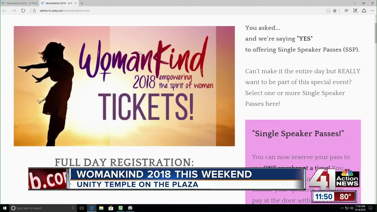 Womankind 2018 happening this weekend at Unity Temple on Country Club Plaza