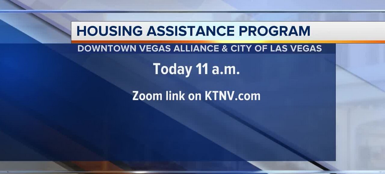 Housing assistance program Zoom call today