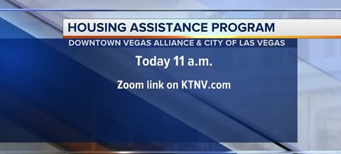 Housing assistance program Zoom call today