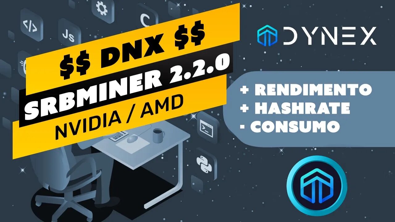 ⛏️😱 NOVO SRBMINER 2.2.0 - DYNEX (DNX) COM MAIS RENTABILIDADE E PERFORMANCE