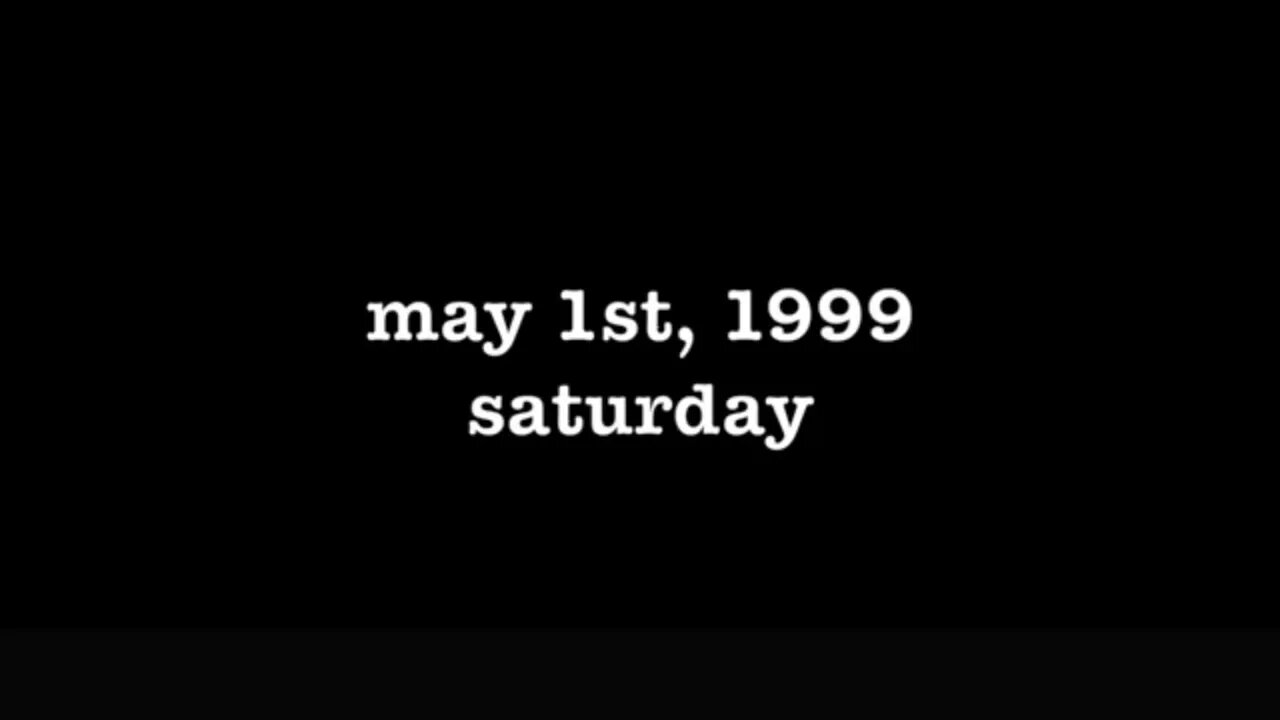 YEAR 17 [0012] MAY 1ST, 1999 - SATURDAY [#thetuesdayjournals #thebac #thepoetbac]