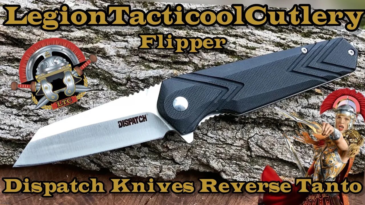 Dispatch Knives Reverse Tanto Flipper - DP8114-BK