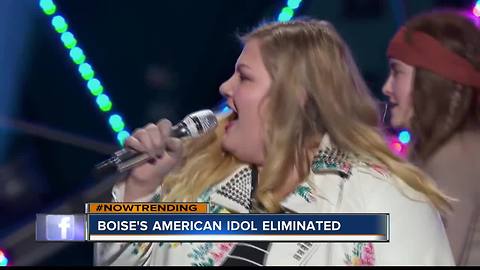 Boise's own American Idol eliminated