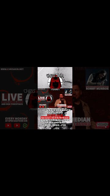 Chris Akin Presents…Live 1/23/23 at 8pm EST! #davelandau #louderwithcrowder #ronnymunroe #vr