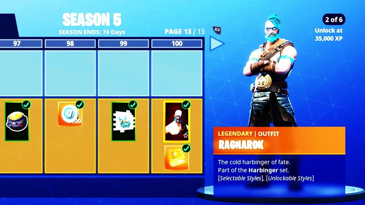 Full COMPLETE Fortnite Season 5 Battle Pass Tier 100 Showcase! (Season 5 Battle Pass Before YOU buy)