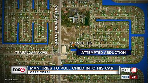 Man Tries to Pull Child Into His Car