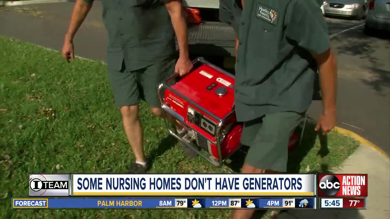 Hundreds of nursing homes, assisted living facilities still without backup power