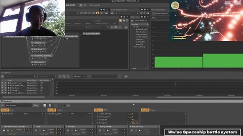 #wwise space battle game system with #gameaudio and #sfx