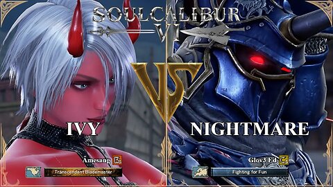 SoulCalibur VI — Amesang (Ivy) VS Glov3 Ed (Nightmare) | Xbox Series X Ranked