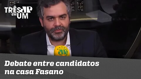 Debate entre candidatos na casa Fasano