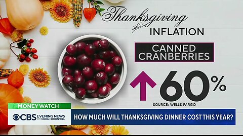 CBS: Many Thanksgiving Staples "More Expensive AGAIN This Year" As Inflation Hits Families Hard