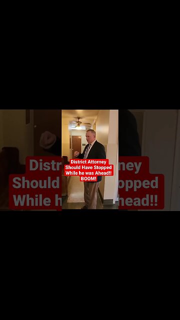 District Attorney Does Not Know Law! #1stamendment #1stamendmentaudits #shorts @LawAndCrimeNews