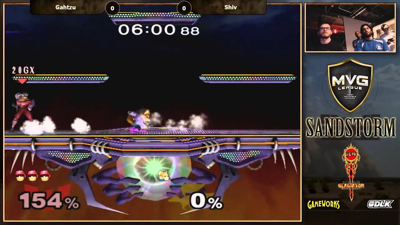 MVG Sandstorm: Singles RR - Gahtzu (C. Falcon) vs. Shiv (Fox)