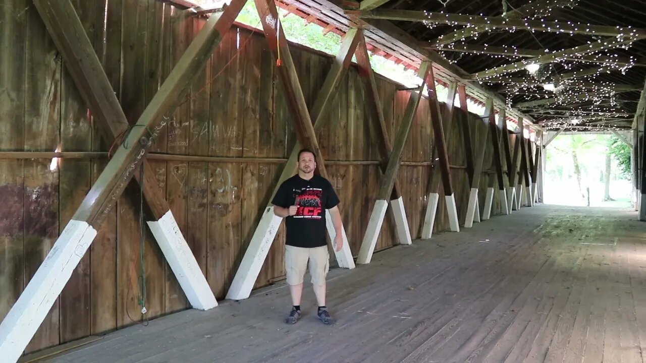 Vermont Covered Bridge in Kokomo, IN, Part 1 - Exploring Cool Places #shorts