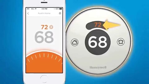 Honeywell Lyric Thermostat: Phone App Demo