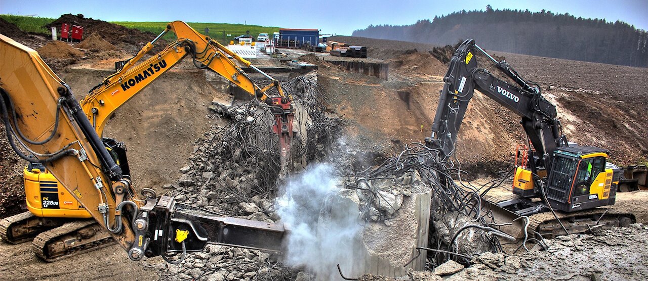 Rapid Bridge Replacement on 4 Days Timelapse