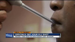 Nearly 400 in Wisconsin died of flu during 2017-2018 flu season