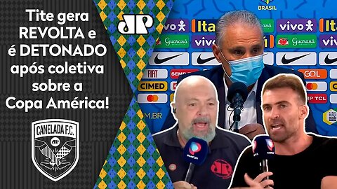 "QUE PIADA, TITE!" Técnico da Seleção gera REVOLTA após coletiva sobre Copa América!