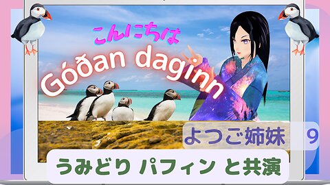 よつご姉妹が やつご姉妹になって遊園地で遊びます うみどりパフィンと友だちになって踊ります 🦜🦜よつご姉妹🐦🐦 9