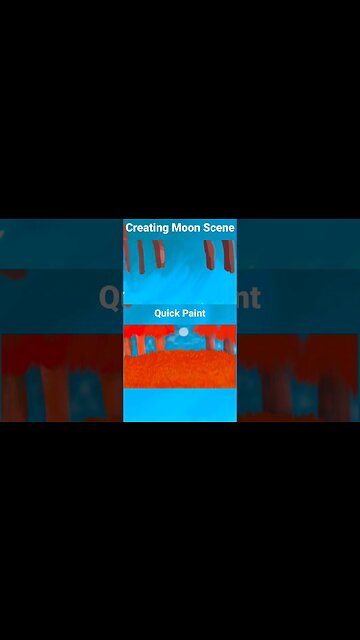 A Sunrise Moon Quick Paint in Procreate... #art #painting #procreate