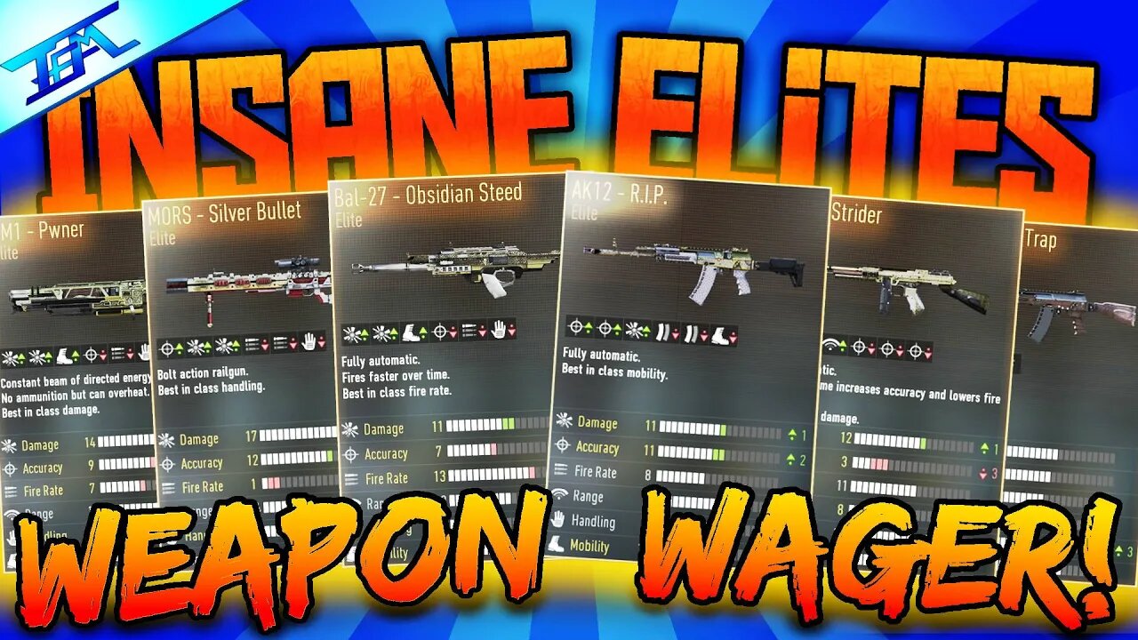 COD AW: INSANE "8 ELiTE WEAPON WAGER!" ~ Vs ItsInnocent! - (Major AW ELiTE Gun WAGER)!