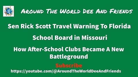 Rick Scott Travel Warning, Missouri, After-school Clubs New Battleground