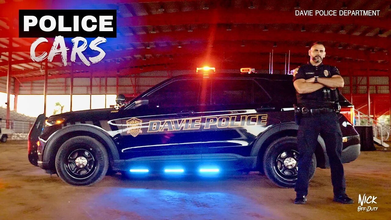 POLICE CARS: FORD EXPLORER (Hybrid LPR) Davie Police Department