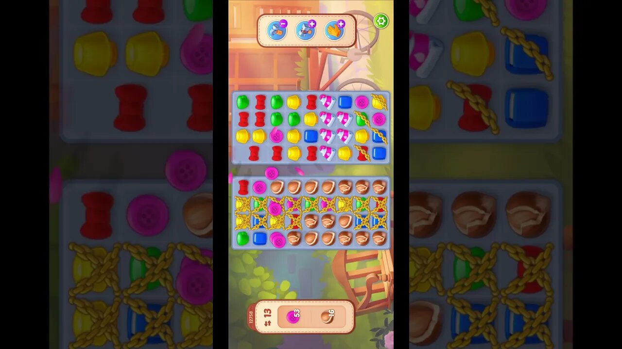 Shorts Playrix Homescapes Gameplay Walkthrough Level 12758-010