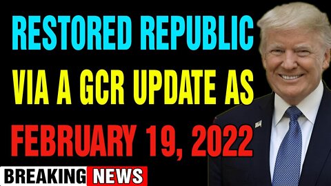 𝐑𝐄𝐒𝐓𝐎𝐑𝐄𝐃 𝐑𝐄𝐏𝐔𝐁𝐋𝐈𝐂 𝐕𝐈𝐀 𝐀 𝐆𝐂𝐑 𝐔𝐏𝐃𝐀𝐓𝐄 𝐀𝐒 𝐎𝐅 𝐅𝐄𝐁𝐑𝐔𝐀𝐑𝐘 𝟏𝟗, 𝟐𝟎𝟐𝟐