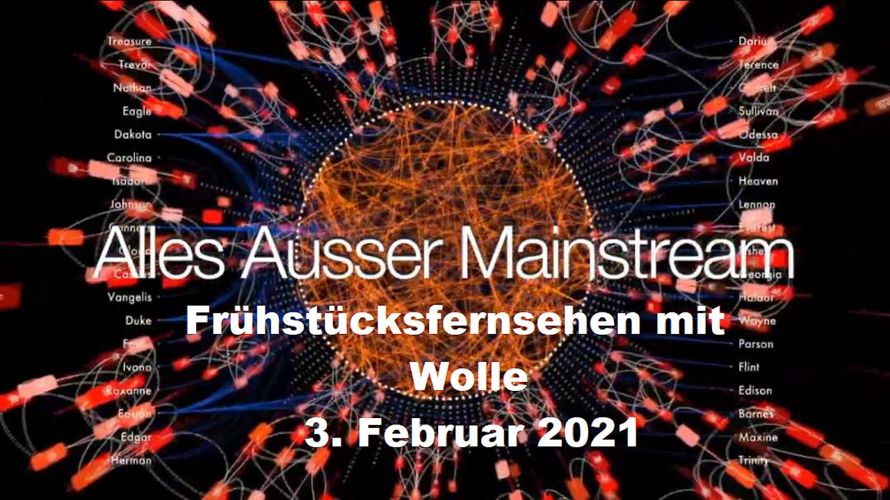 Alles außer Mainstream - 03.02.21 Boschimo des Tages Frühstücksfernsehen mit Wolle